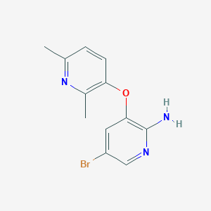 5-Bromo-3-(2,6-dimethylpyridin-3-yloxy)pyridin-2-amine