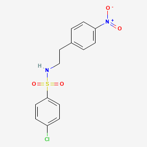 4-[2-(4-Chlorobenzenesulphonamido)-ethyl]-nitrobenzene
