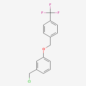 1-(4-Trifluoromethyl-benzyloxy)-3-chloromethyl-benzene
