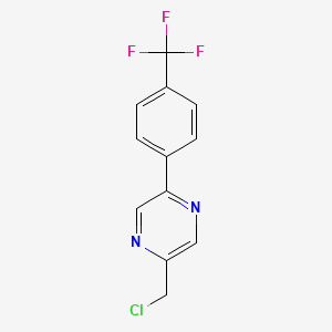 2-Chloromethyl-5-(4-trifluoromethyl-phenyl)-pyrazine