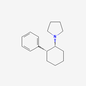 cis-2Phenyl-1-pyrrolidinocyclohexane