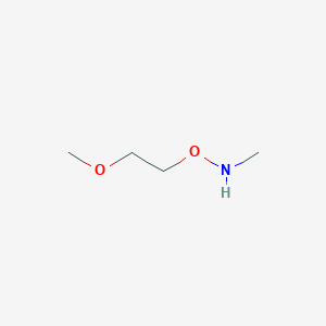 molecular formula C4H11NO2 B8385935 O-(2-Methoxy-ethyl)-N-methyl-hydroxylamine 