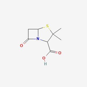molecular formula C8H11NO3S B8385972 3,3-Dimethyl-7-oxo-4-thia-1-azabicyclo[3.2.0]heptane-2-carboxylic acid 