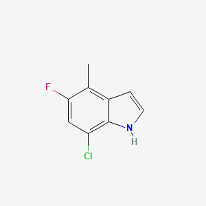 7-chloro-5-fluoro-4-methyl-1H-indole