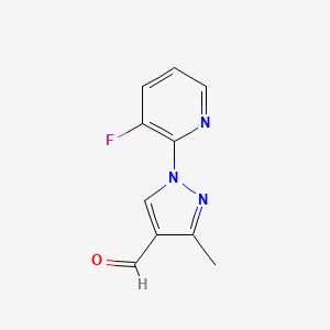 1-(3-Fluoro-2-pyridyl)-3-methyl-pyrazole-4-carbaldehyde
