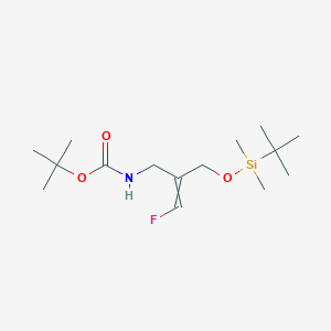 N-Boc-2-[[(tert-butyldimethylsilyl)oxy]methyl]-3-fluoro-2-propen-1-amine