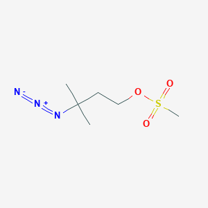3-Azido-3-methylbutyl methanesulfonate
