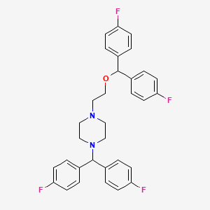 1-[2-[Bis(4-fluorophenyl)methoxy]ethyl]-4-[bis(4-fluorophenyl)methyl]piperazine