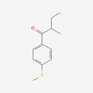 2-Methyl-1-[4-(methylthio)phenyl]-1-butanone