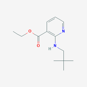 molecular formula C13H20N2O2 B8386110 Ethyl 2-(neopentylamino)nicotinate 