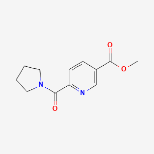 Methyl 6-(pyrrolidin-1-ylcarbonyl)nicotinate