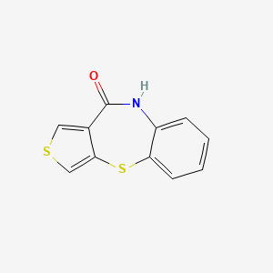 molecular formula C11H7NOS2 B8386143 thieno[3,4-b][1,5]-benzothiazepin-10(9H)-one 