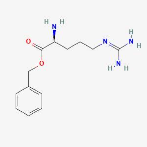 molecular formula C13H20N4O2 B8386155 Arginine benzyl ester CAS No. 57177-89-6
