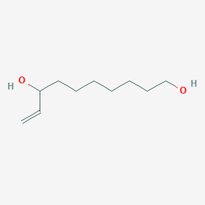 molecular formula C10H20O2 B8386169 1-Decene-3,10-diol 