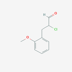 2-Chloro-3-(2-methoxy-phenyl)-propionaldehyde