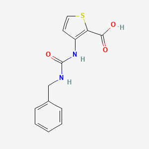 3-(3-Benzylureido)thiophene-2-carboxylic acid