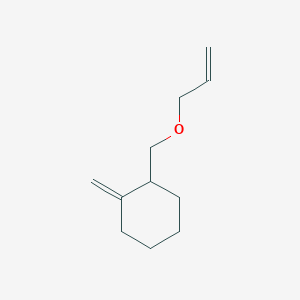 molecular formula C11H18O B8386237 (2-Methylidenecyclohexyl)methyl prop-2-en-1-yl ether 