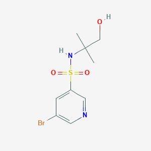 5-Bromo-pyridine-3-sulfonic acid (2-hydroxy-1,1-dimethyl-ethyl)-amide
