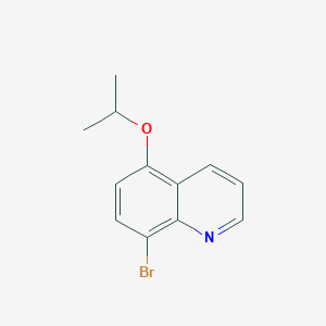 molecular formula C12H12BrNO B8386263 8-Bromo-5-isopropoxy-quinoline 