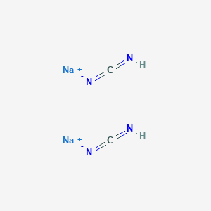 molecular formula C2H2N4Na2 B8386318 Cyanamide, disodium salt (8CI,9CI) 