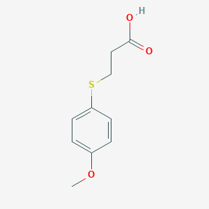 molecular formula C10H12O3S B083864 3-[(4-甲氧基苯基)硫代]丙酸 CAS No. 13739-36-1