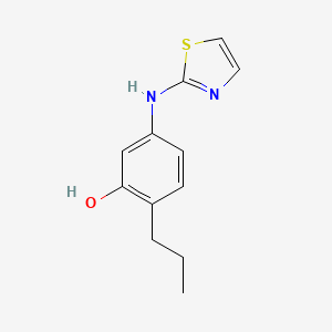 2-Propyl-5-(thiazol-2-ylamino)phenol