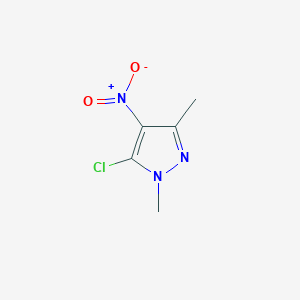 molecular formula C5H6ClN3O2 B083867 5-氯-1,3-二甲基-4-硝基-1H-吡唑 CAS No. 13551-73-0