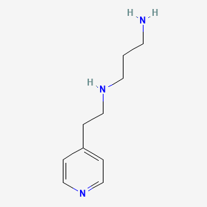 molecular formula C10H17N3 B8386702 N-[2-(4-pyridyl)ethyl]-1,3-diaminopropane 
