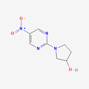 N-(5-nitro-pyrimidin-2-yl)-pyrrolidin-3-ol