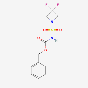 Benzyl (3,3-difluoroazetidin-1-yl)sulfonylcarbamate