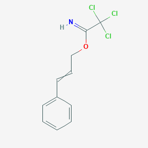 molecular formula C11H10Cl3NO B8386801 Cinnamyl trichloroacetimidate 