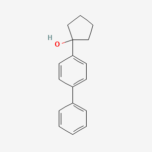 1-(4-Phenylphenyl)cyclopentan-1-ol