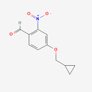4-(Cyclopropylmethoxy)-2-nitrobenzaldehyde
