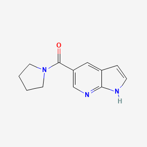 Pyrrolidin-1-yl-(1H-pyrrolo[2,3-b]pyridin-5-yl)-methanone