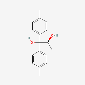 molecular formula C17H20O2 B8386997 (2S)-1,1-Bis(4-methylphenyl)propane-1,2-diol CAS No. 86433-02-5