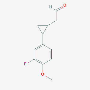[2-(3-Fluoro-4-methoxy-phenyl)-cyclopropyl]-acetaldehyde