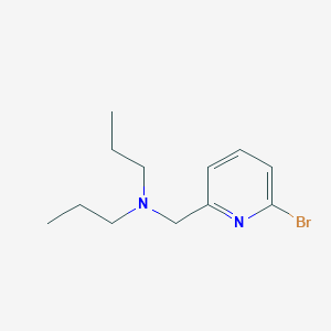 N-[(6-Bromopyridin-2-yl)methyl]-N-propylpropan-1-amine