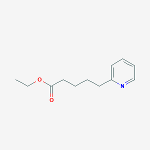 molecular formula C12H17NO2 B8387046 Ethyl 5-(2-pyridyl)pentanoate 