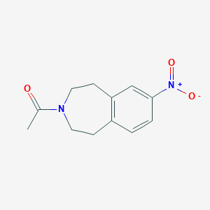 3-acetyl-7-nitro-2,3,4,5-tetrahydro-1H-benzo[d]azepine