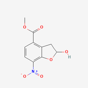 Methyl 2-hydroxy-7-nitro-2,3-dihydrobenzofuran-4-carboxylate