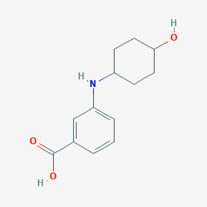 3-[(trans-4-Hydroxycyclohexyl)amino]benzoic acid