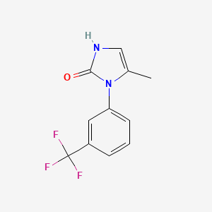 5-Methyl-1-[3-(trifluoromethyl)phenyl]-1,3-dihydro-2H-imidazol-2-one