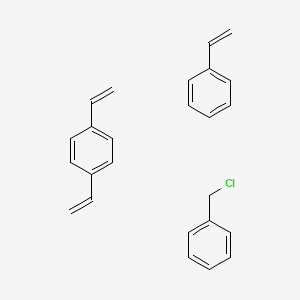 molecular formula C25H25Cl B8387135 Merrifield's peptide resin 