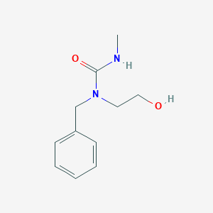 molecular formula C11H16N2O2 B8387160 1-Benzyl-1-(2-hydroxy-ethyl)-3-methyl-urea 