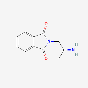 molecular formula C11H12N2O2 B8387223 (R)-2-(2-aminopropyl)isoindoline-1,3-dione 