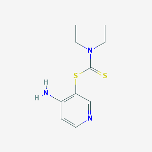 4-Aminopyridin-3-yl diethylcarbamodithioate