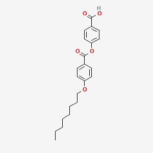 4-[[4-(Octyloxy)benzoyl]oxy]benzoic acid