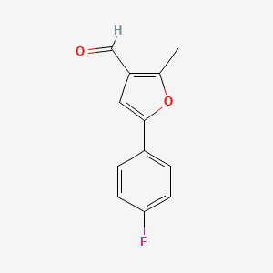 5-(4-Fluorophenyl)-2-methyl-3-furaldehyde