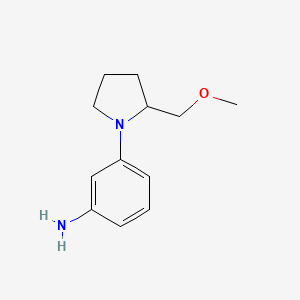 3-(2-(Methoxymethyl)pyrrolidin-1-yl)aniline