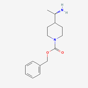 4-((S)-1-amino-ethyl)-piperidine-1-carboxylic acid benzyl ester